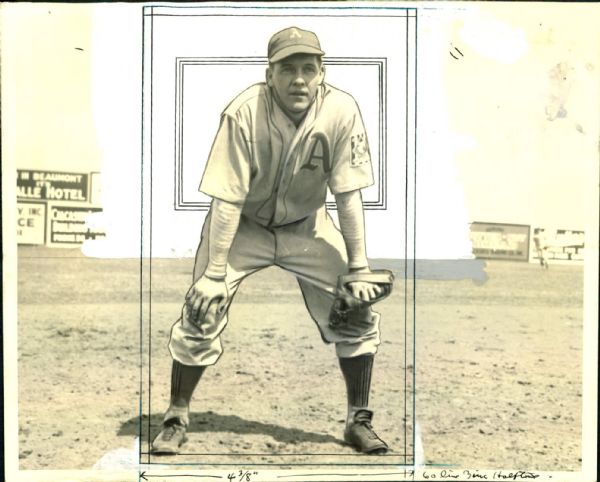 1939 Bill Nagel Philadelphia Athletics "The Sporting News Collection Archives" Original 8" x 10" Photo (Sporting News Collection Hologram/MEARS Photo LOA)