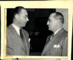 1947 Bill DeWitt Richard Muckerman St. Louis Browns "The Sporting News Collection Archives" Original Photo (Sporting News Collection Hologram/MEARS Photo LOA)
