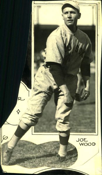 1912-15 Smoky Joe Wood Boston Red Sox "The Sporting News Collection Archives" Original Photo (Sporting News Collection Hologram/MEARS Photo LOA)