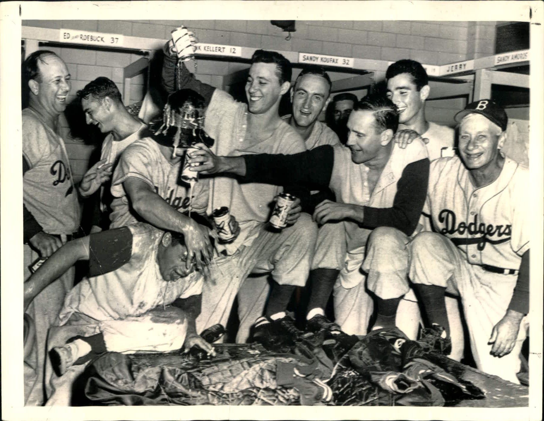 Lot Detail 1955 Brooklyn Dodgers The Sporting News Collection Archives Original Photo