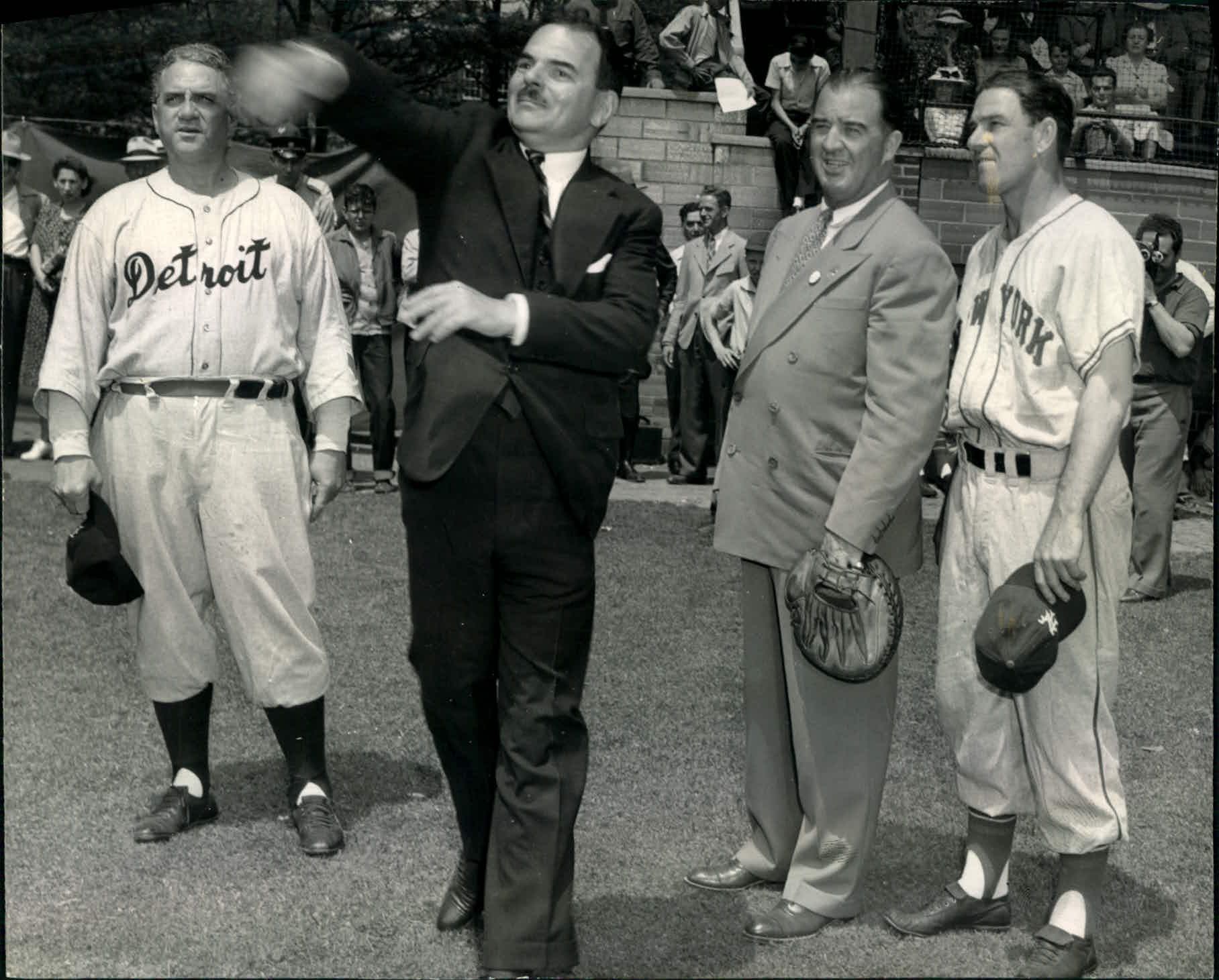 Lot Detail - 1946 New York Giants Detroit Tigers in Cooperstown 