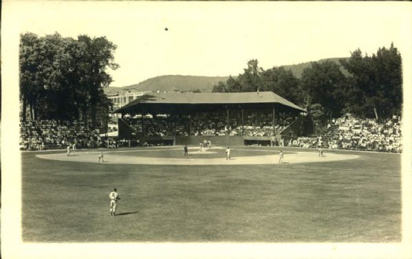 Lot Detail Vintage Doubleday Field Cooperstown New York Postcard 5044