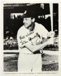 1960's Stan Musial St. Louis Cardinals Premium Photo With Envelope