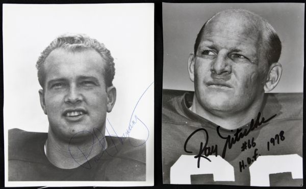 1960s Ray Nitschke Green Bay Packers Signed Photo - JSA 