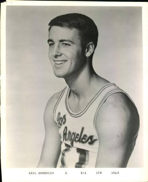 1966-68 Gail Goodrich Los Angeles Lakers "SPORT Magazine Collection Archives" Original Photo (MEARS Photo LOA)