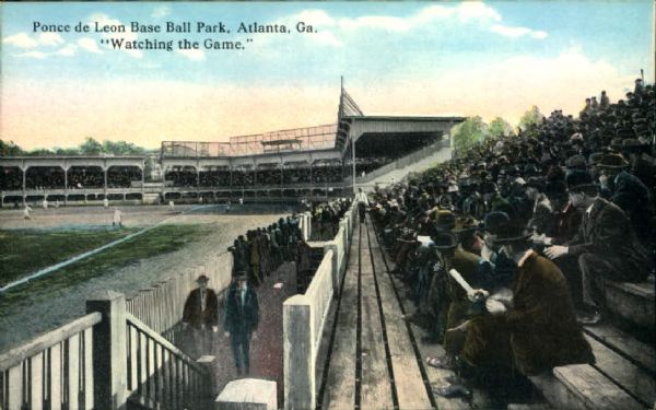 1920s Ponce de Leon Baseball Park Postcard