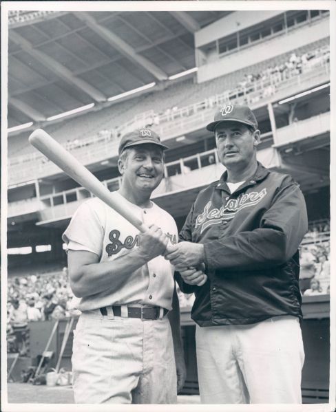 1969 Ted Williams Washington Senators "The Sporting News Collection Archives" Original Type 1 8" x 10" Photo (Sporting News Collection Hologram/MEARS Type 1 Photo LOA)