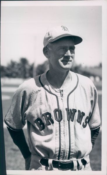 1946-49 circa Earl Combs St. Louis Browns "The Sporting News Collection Archives" Original Type 1 5" x 8" Photo (Sporting News Collection Hologram/MEARS Type 1 Photo LOA)