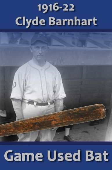 1916-22 Clyde Barnhart Side Written H&B Louisville Slugger Professional Model Game Used Bat - Pittsburg Pirates (MEARS Auction LOA)