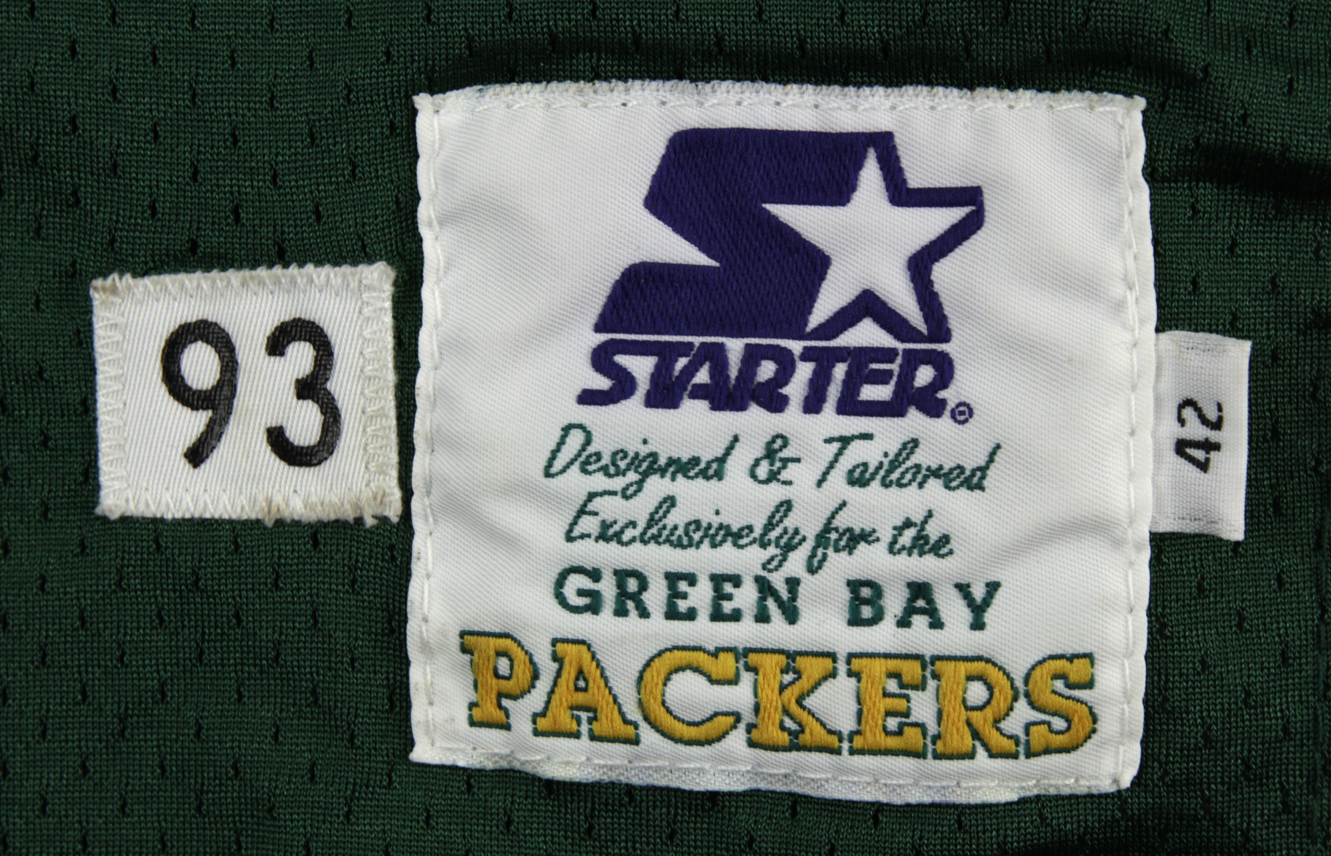 Vintage Green Bay Packers Sterling Sharpe Starter Football Jersey