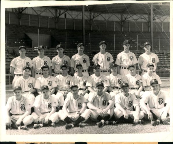 1942-53 Beaumont Exporters (Texas League) "TSN Collection Archives" Original (Sporting News Collection Hologram/MEARS Photo LOA) - Lot of 6