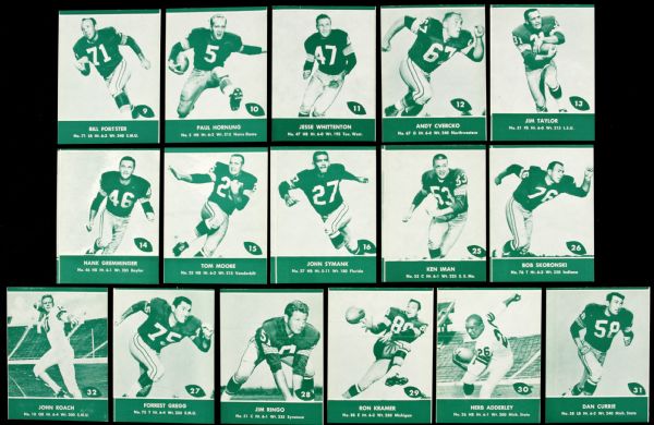 1961 Packers Lake to Lake Collection - Lot of 16 With Jim Taylor Paul Hornung Forrest Gregg