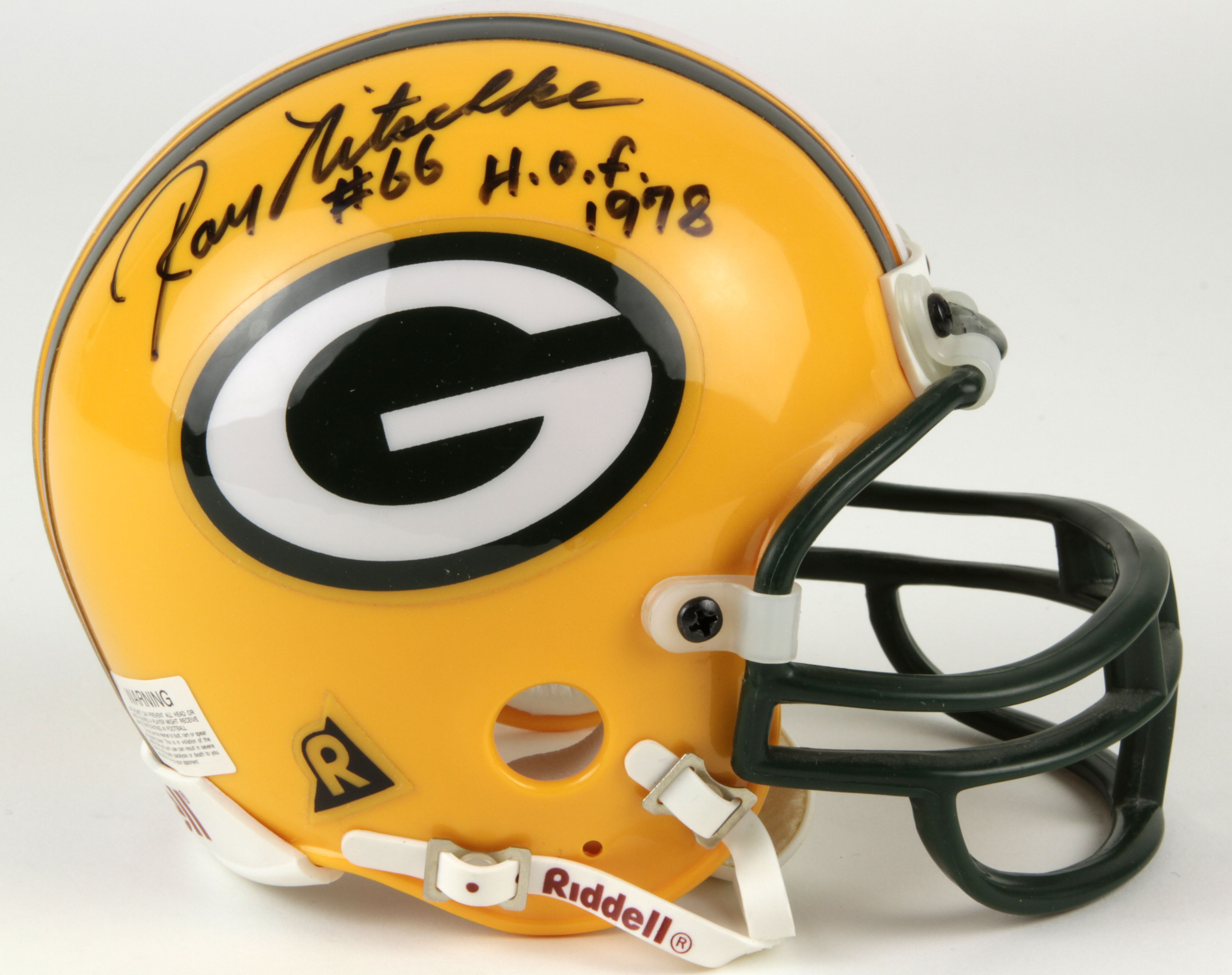 Signed Football Hof Ray Nitschke Signed Letter