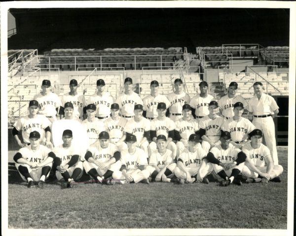 1961 Gaylord Perry Dusty Rhodes Tacoma Giants PCL "The Sporting News Collection Archives" Original Photo (Sporting News Collection Hologram/MEARS Photo LOA)