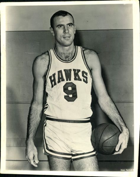 1961-62 Bob Pettit St. Louis Hawks "TSN/CST Collection Archives" Original Photos (TSN/CST Collection Holograms/MEARS Photo LOA) - Lot of 2