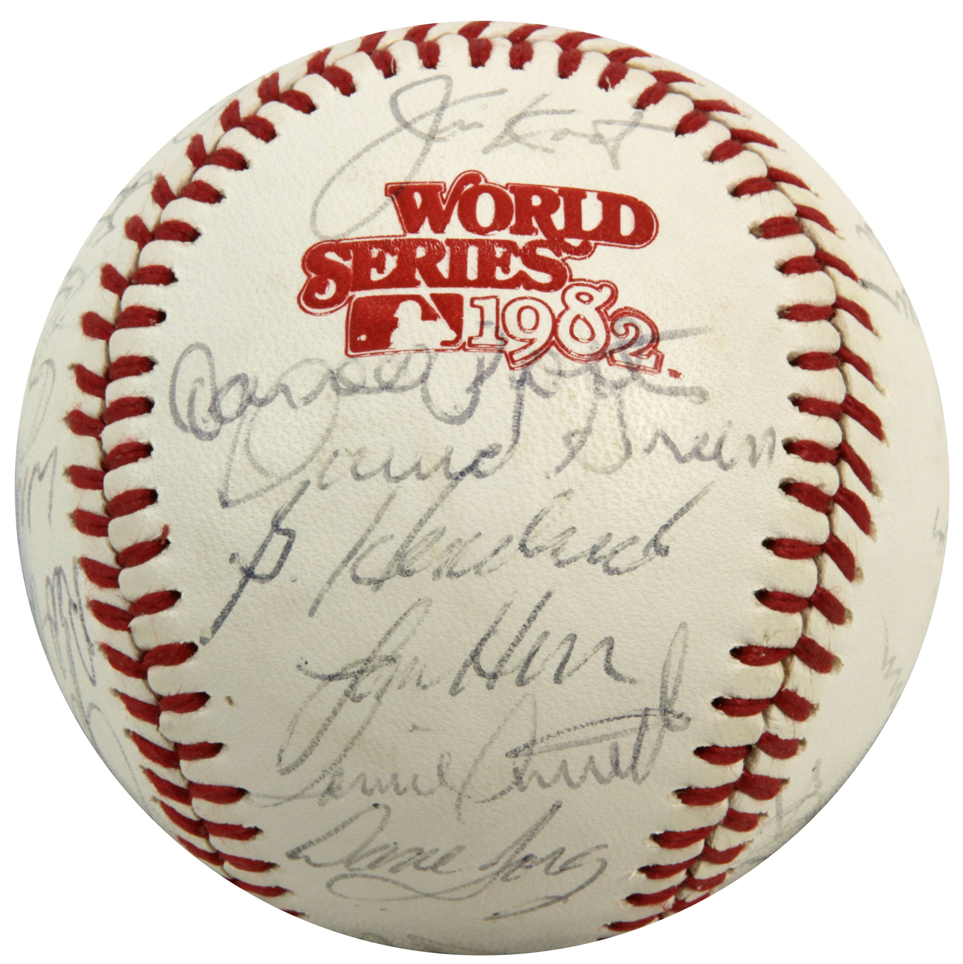 1982 world series - Sports Memorabilia & Autographed Sports