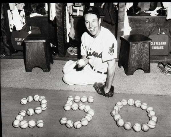 1954 Bob Feller Cleveland Indians 250th Career Win "The Sporting News" Original 3" x 3.75" Black And White Negative (The Sporting News Collection/MEARS Auction LOA) 