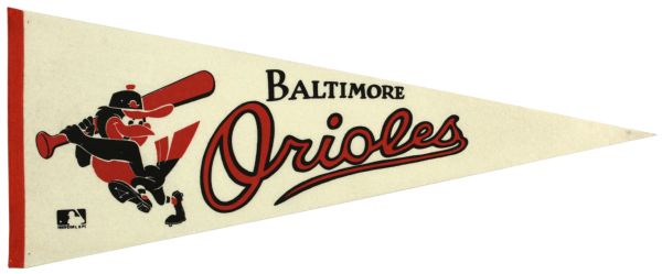 1969 Baltimore Orioles Full Size Pennant 