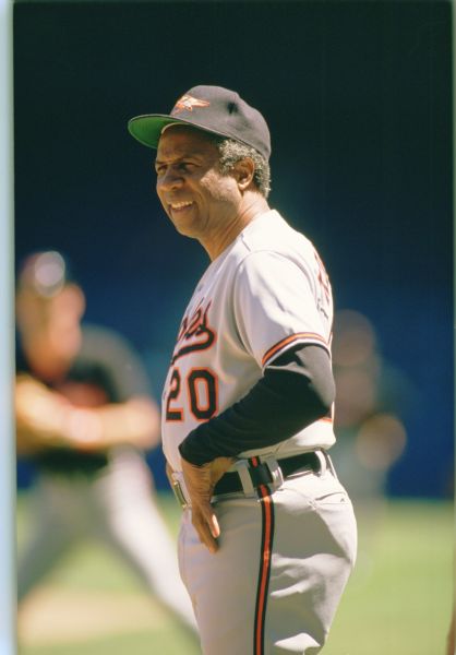 1989 Frank Robinson Baltimore Orioles "The Sporting News" Original Full Color Negative Slides (The Sporting News Collection/MEARS Auction LOA) - Lot of 21