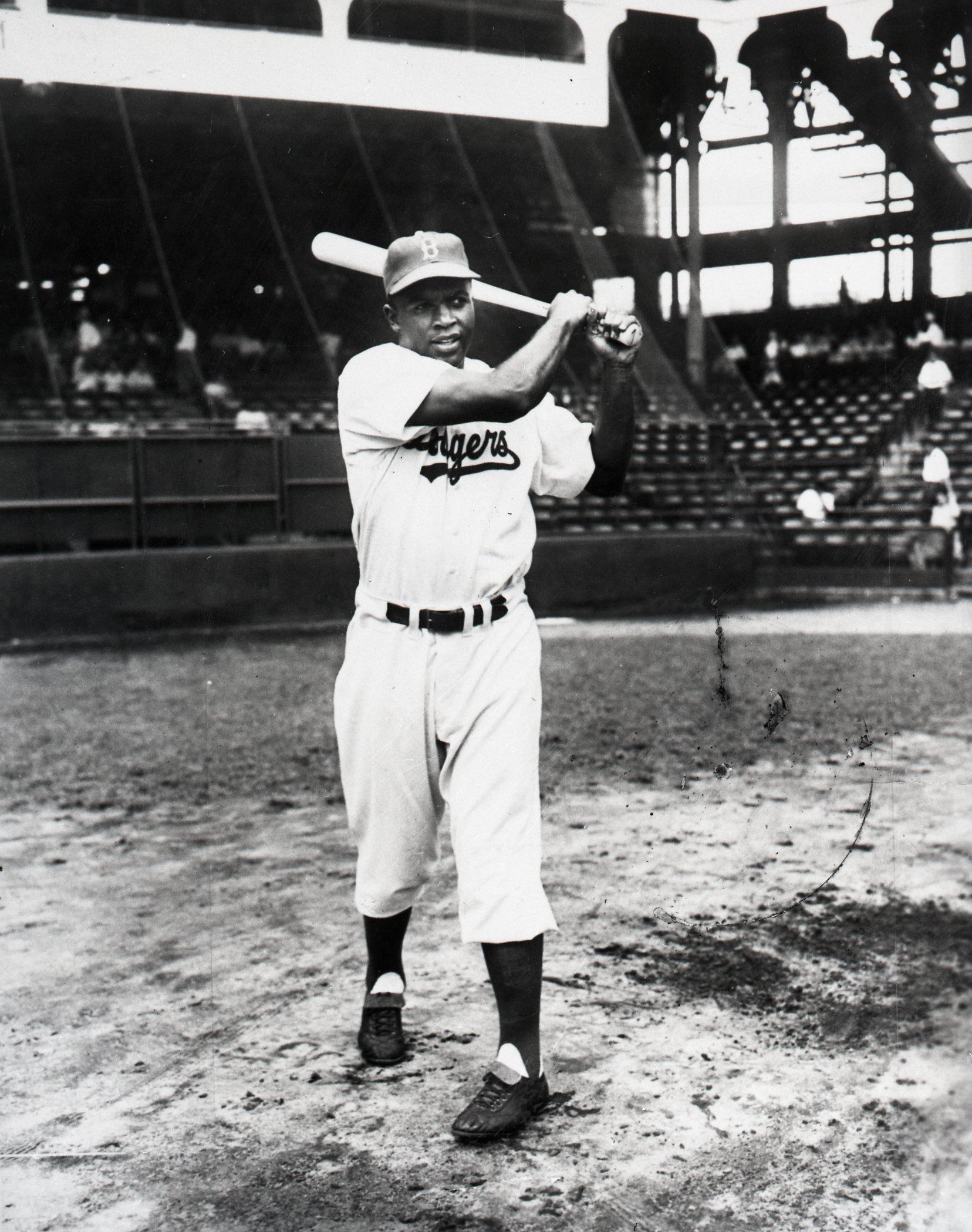 1946 Jackie Robinson Original News Service Photograph Used for His, Lot  #80034