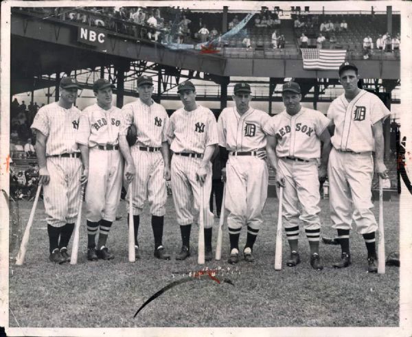 1937 American League All-Star Team "The Sporting News Collection Archives" Original Photo (Sporting News Collection Hologram/MEARS Photo LOA)