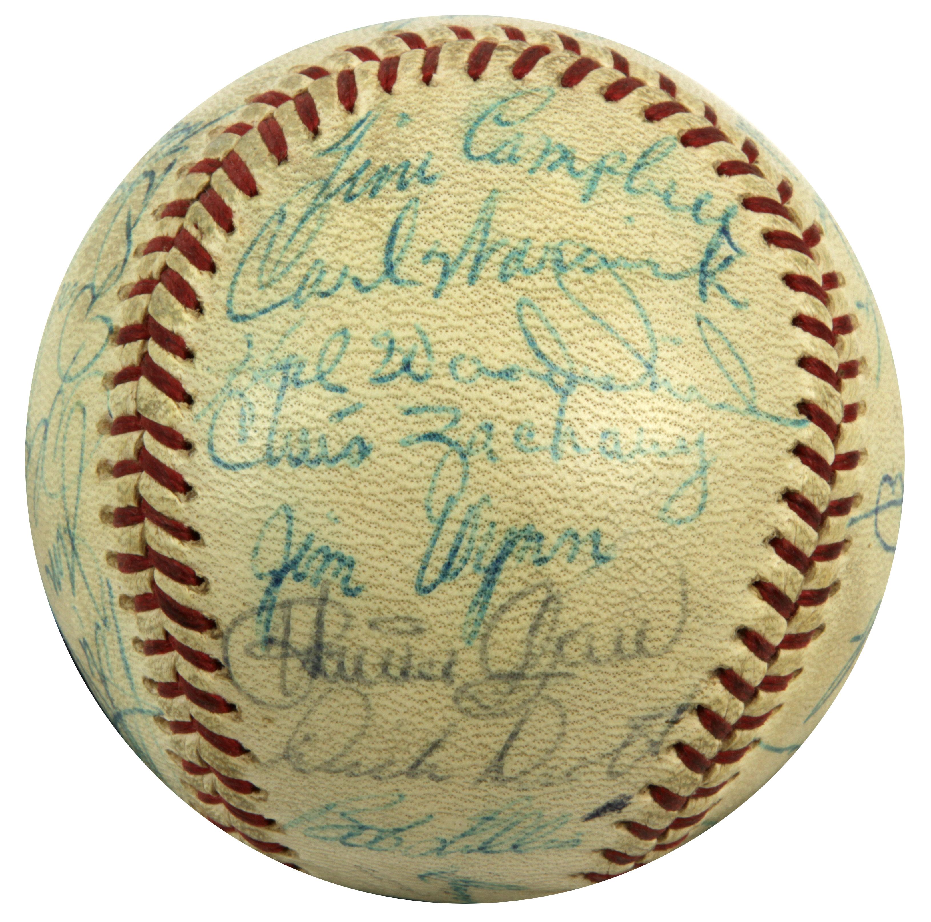 Lot Detail - 1963 Al Spangler Game Used and Signed Houston Colt