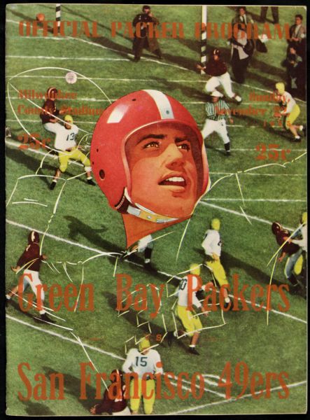 1953 Green Bay Packers vs. San Francisco 49ers Program 