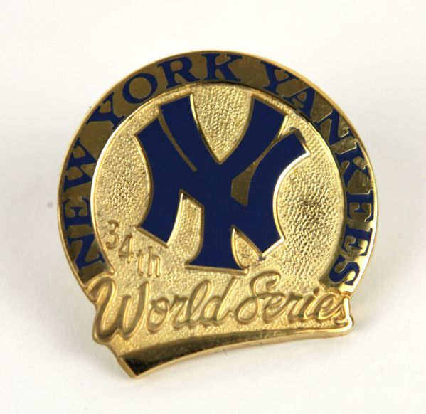 1996 New York Yankees World Series Press Pin 