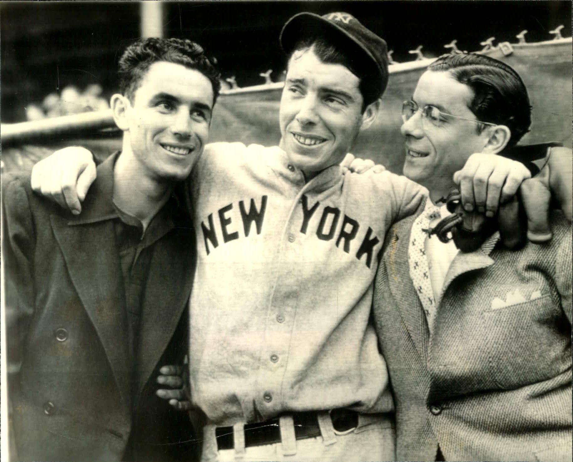 Lot Detail - 1940 Vince Joe Dom DiMaggio Finnish Relief Fund Baseball ...