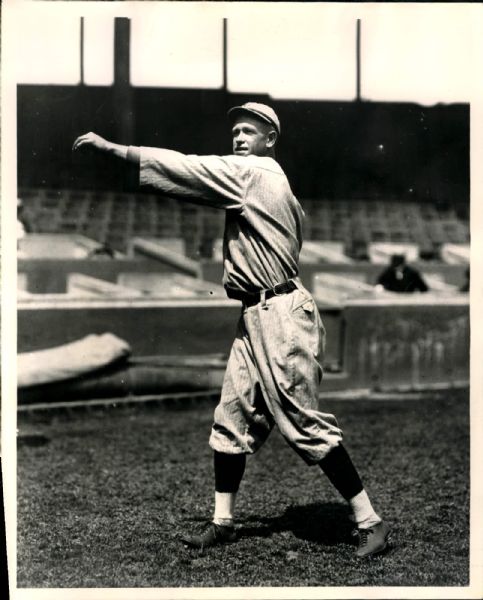 1916-18 circa Hal Chase Cincinnati Reds Charles Conlon "TSN Collection Archives" 8" x 10" Print (Sporting News Collection Hologram/MEARS Photo LOA)