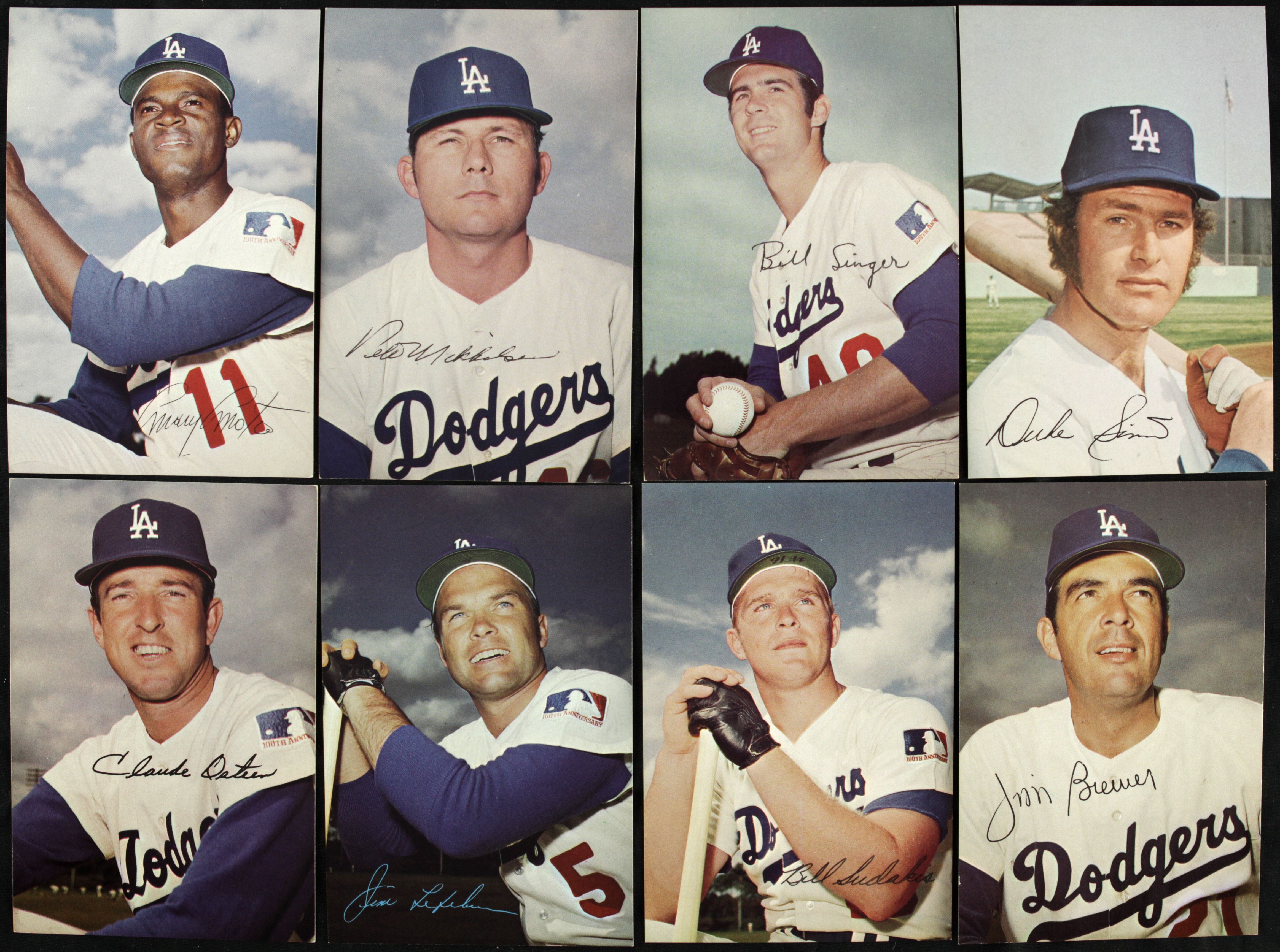 Manny Mota Los Angeles Dodgers Postcard