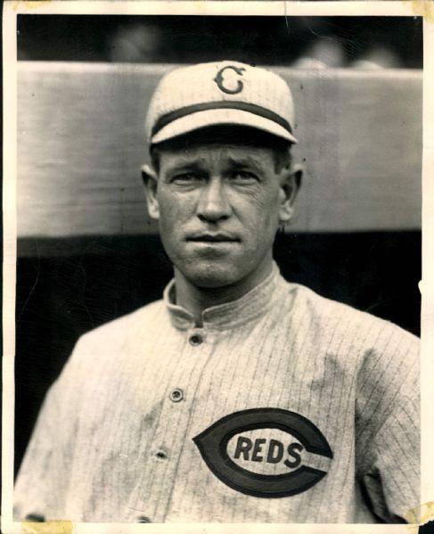 1916-18 circa Hal Chase Cincinnati Reds Charles Conlon "The Sporting News Collection Archives" 8" x 10" Print (Sporting News Collection Hologram/MEARS Photo LOA)