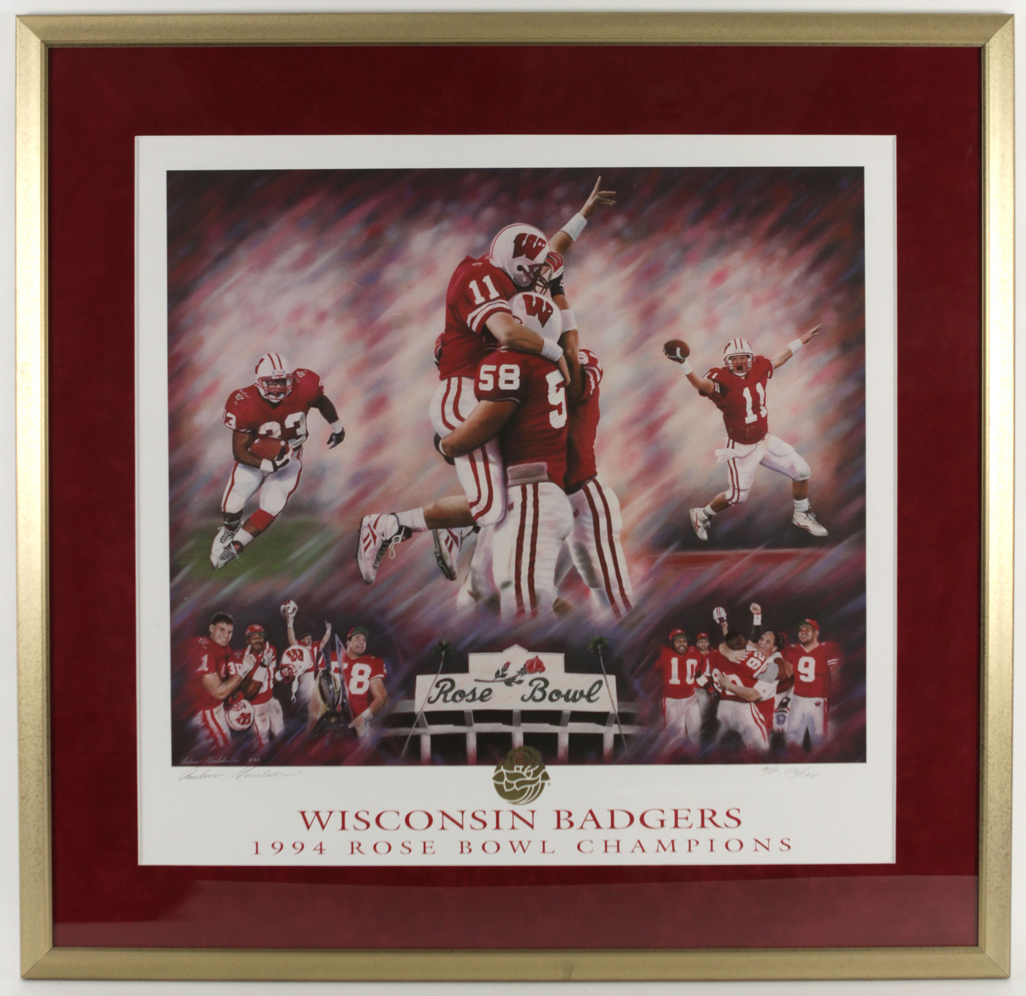 Lot Detail - 1994 University of Wisconsin Rose Bowl Commemorative ...