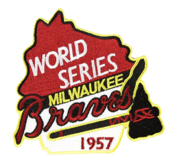 1957 Milwaukee Braves World Series Replica Patch