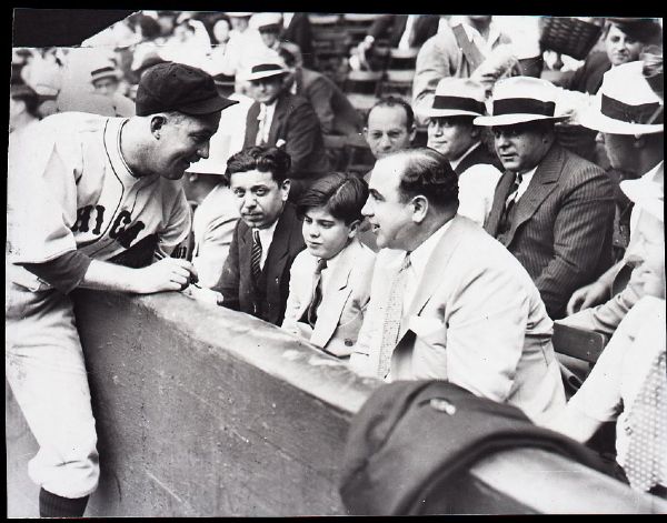 Lot Detail - 1931 Gabby Hartnett Signs Ball For Al Capone's Son 