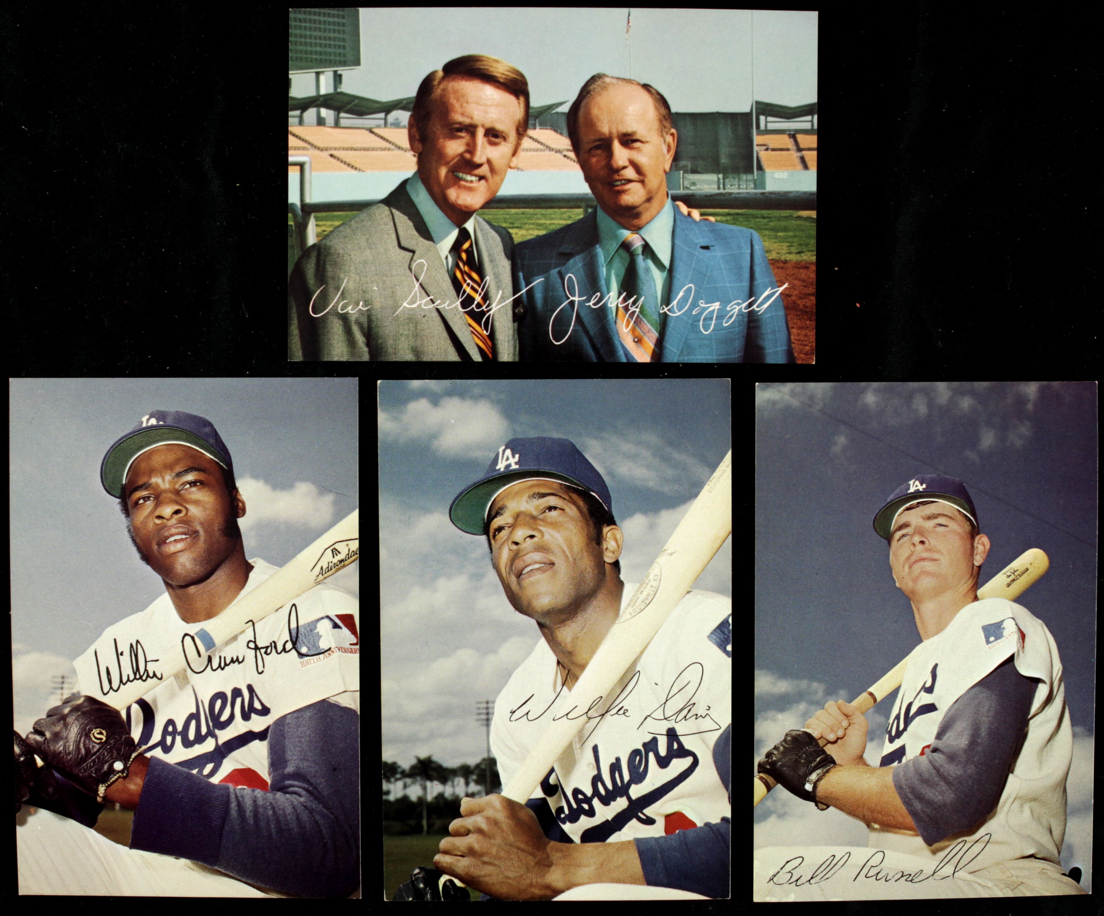 Manny Mota Los Angeles Dodgers Postcard