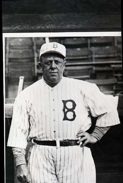 1920s circa Wilbert Robinson Brooklyn Robins "The Sporting News" Original 2.25" x 3.5" Black And White Negative (The Sporting News Collection/MEARS Auction LOA)