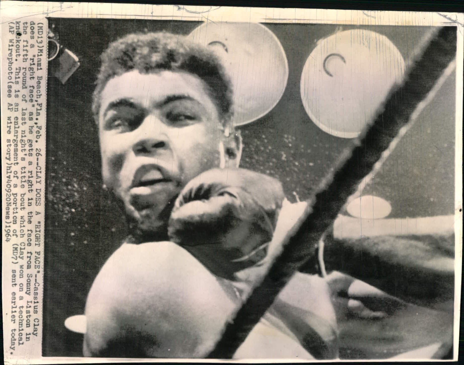 Lot Detail 1964 72 Cassius Clay Muhammad Ali The Denver Post Photo Archives Original 6863