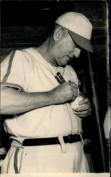 1940s circa Mike Gonzalez Habana Reds Manager "The Sporting News Collection Archives" Original 5" x 8" Photo (Sporting News Collection Hologram/MEARS Photo LOA)