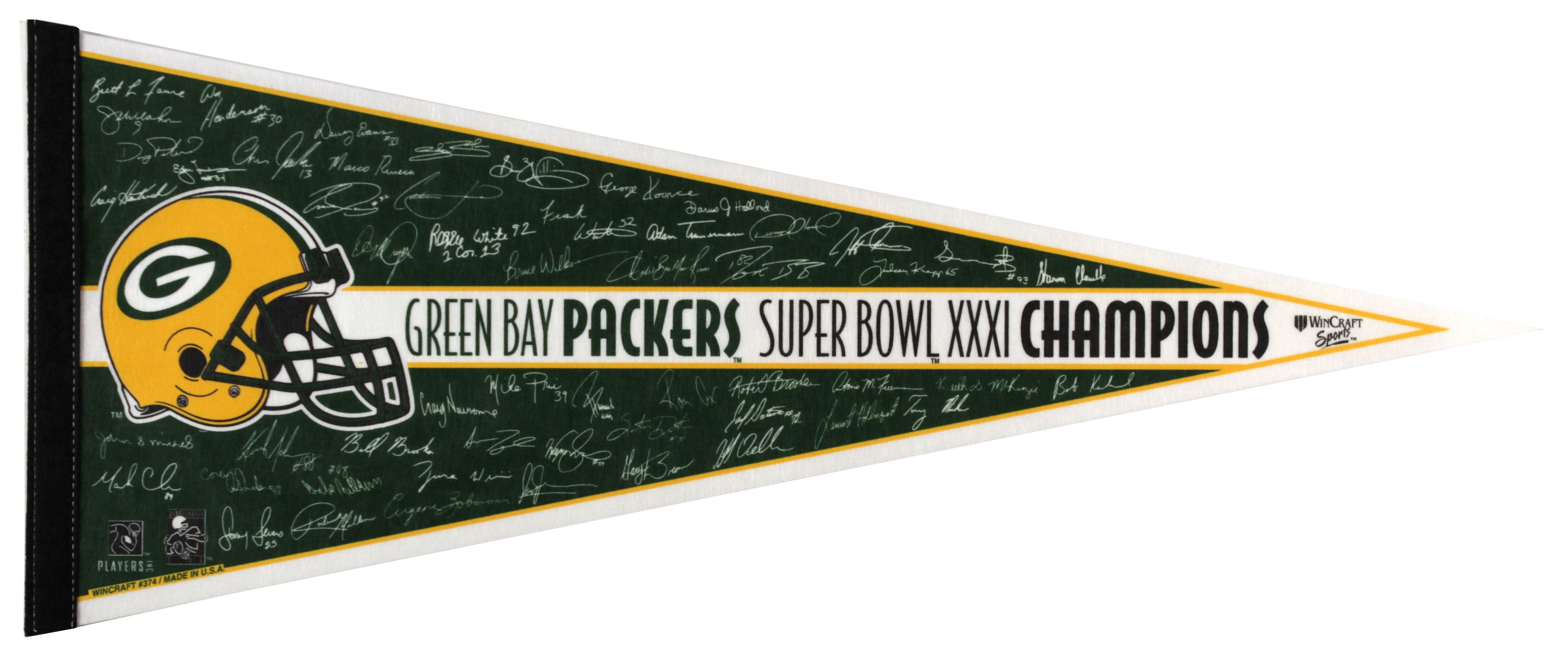 Lot Detail - 1990s Green Bay Packers Pennant - Lot of 8