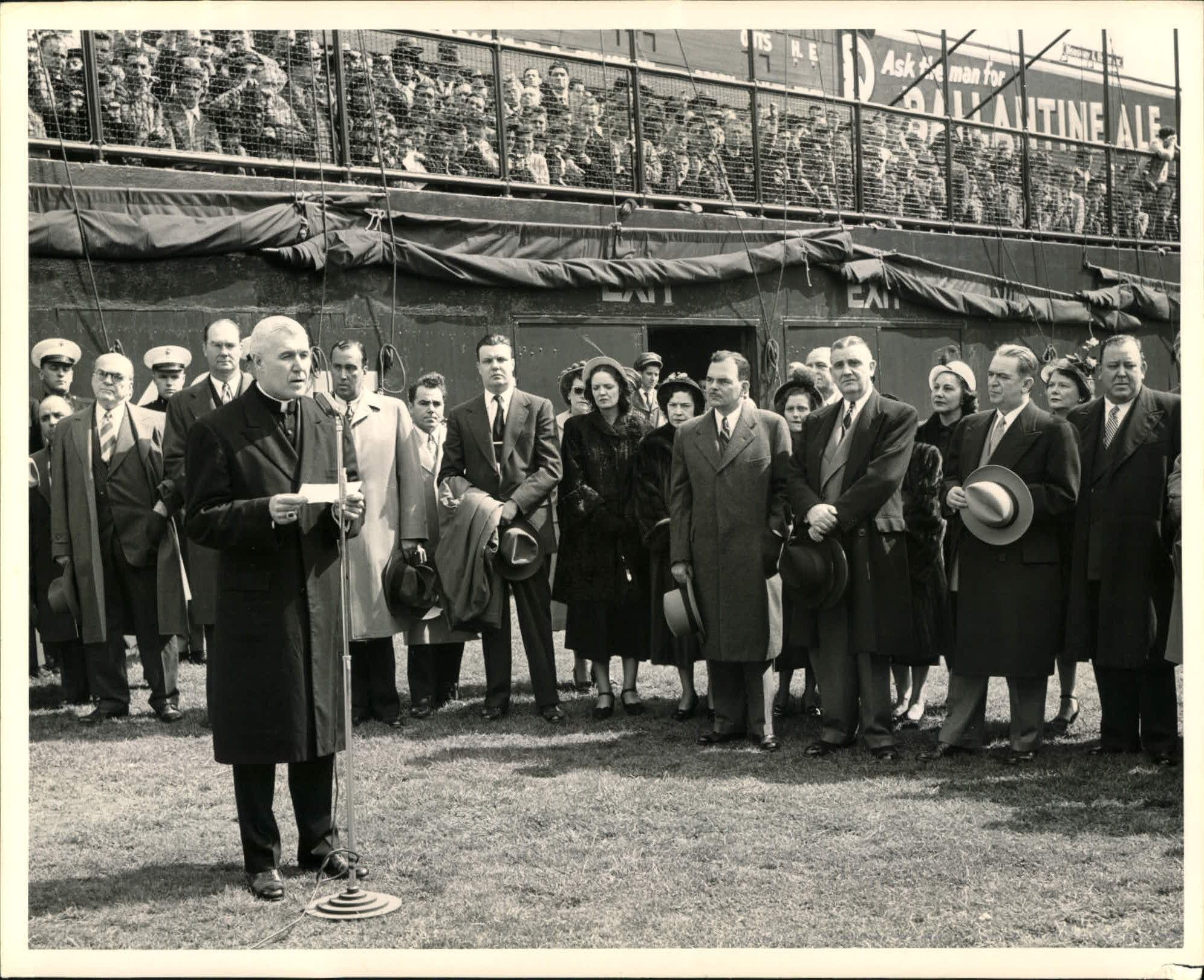 1948 Babe Ruth Funeral Original Wire Photograph, PSA/DNA Type 3