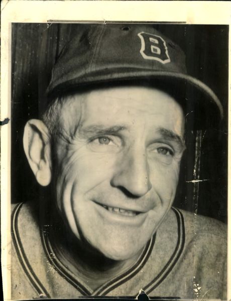 1938 Casey Stengel Boston Bees "The Sporting News Collection Archives" Original Photo (Sporting News Collection Hologram/MEARS Photo LOA)