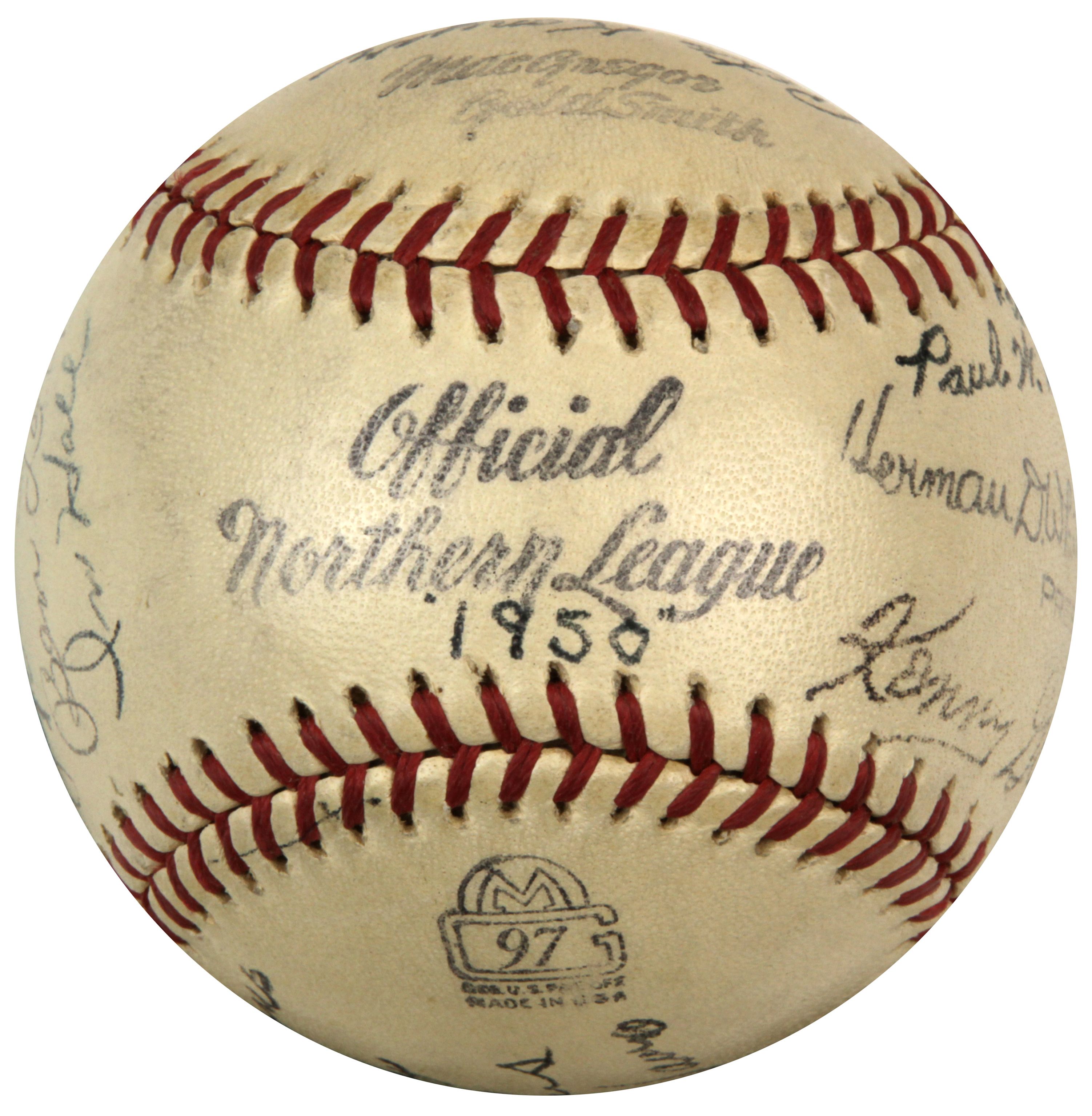 1972 San Diego Padres Team Signed Baseball PSA DNA COA