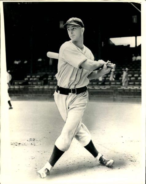 1937-38 Chet Laabs Toledo Mud Hens "The Sporting News Collection Archives" Original 8" x 10" Photo (Sporting News Collection Hologram/MEARS Photo LOA)