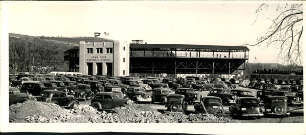 1939 Elmira Pioneers Baseball Park EL "The Sporting News Collection Archives" Original Photo (Sporting News Collection Hologram/MEARS Photo LOA)