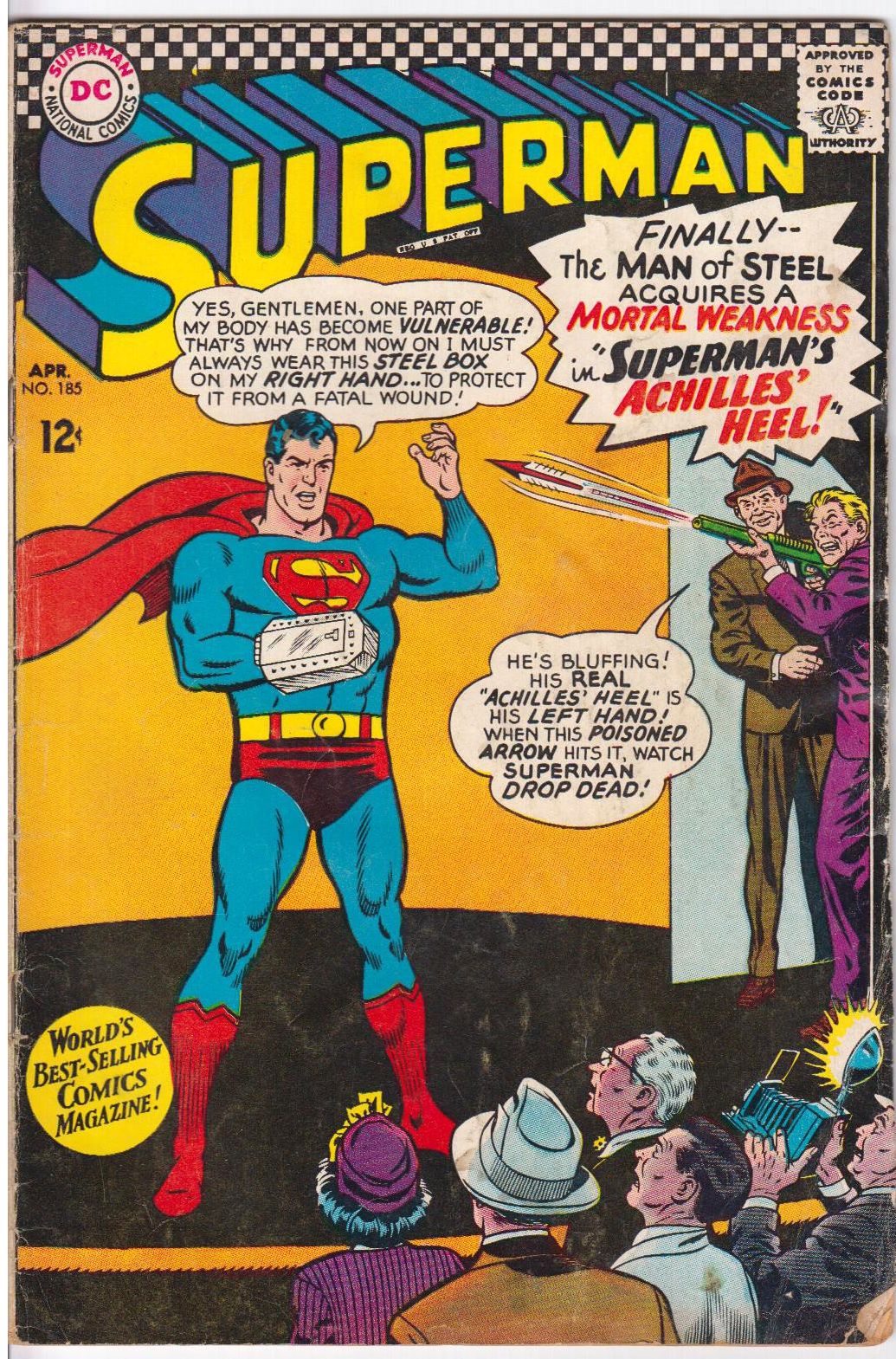 Lot Detail - 1966 Superman #185-186, 188-190 DC Comics (Featuring Curt ...