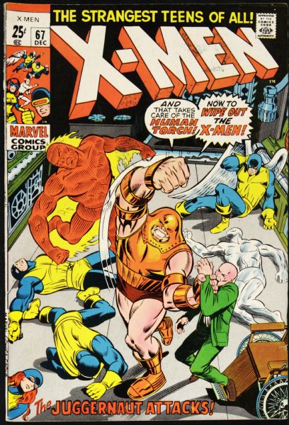 1970 X-Men #66-67 Marvel Comics Fine/Very Fine (MEARS Auction LOA)