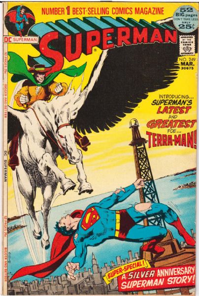 1972-82 Superman #249-252, Superman Spectacular, Superman Annual #1 DC Comics (Featuring Neal Adams and Rich Buckler Cover/Art; Jerry Siegel and Cary Bates Stories)