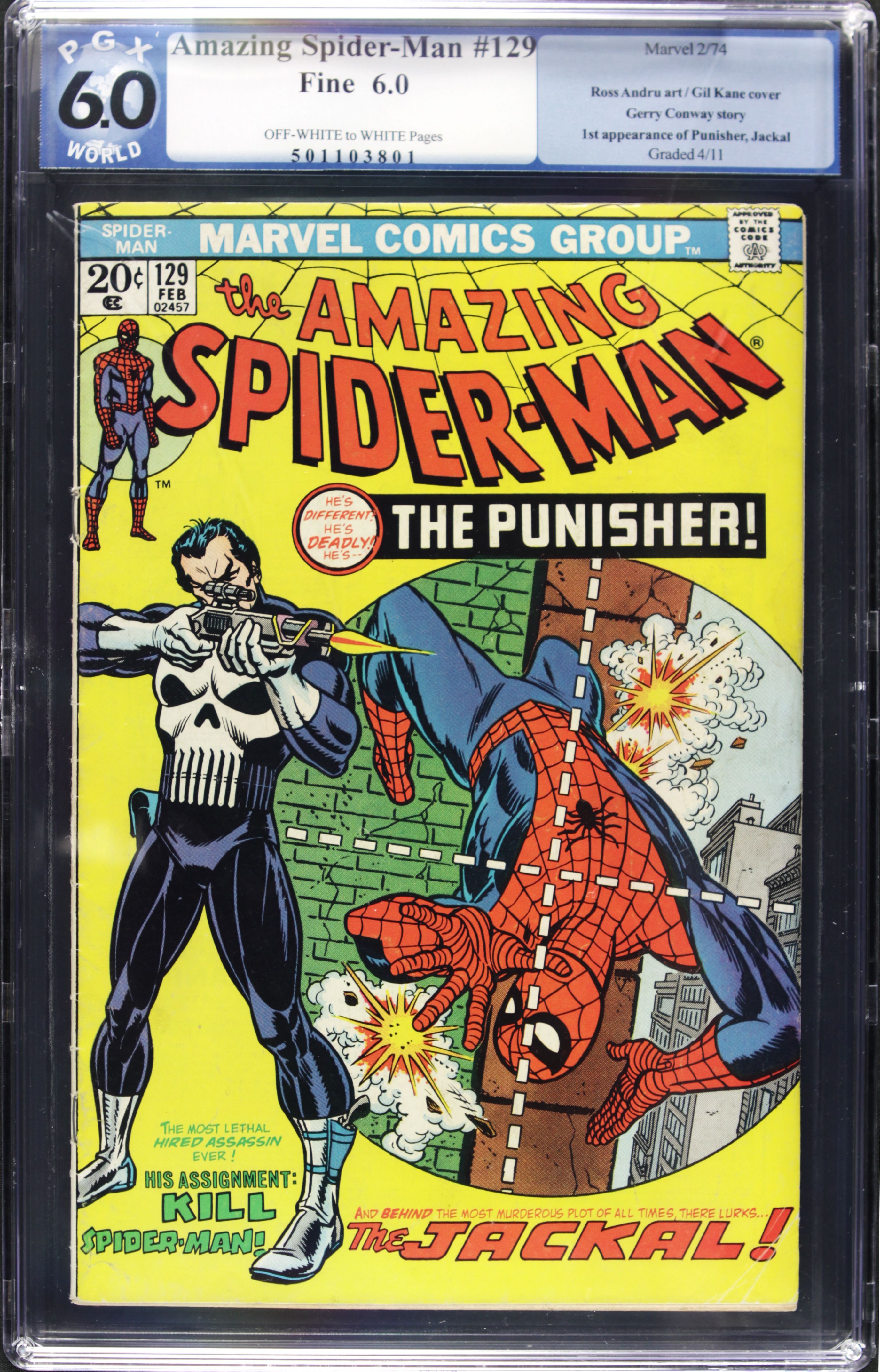 Lot Detail - 1973 The Amazing Spider-Man #129 Marvel Comics (PGX F 6.0 ...