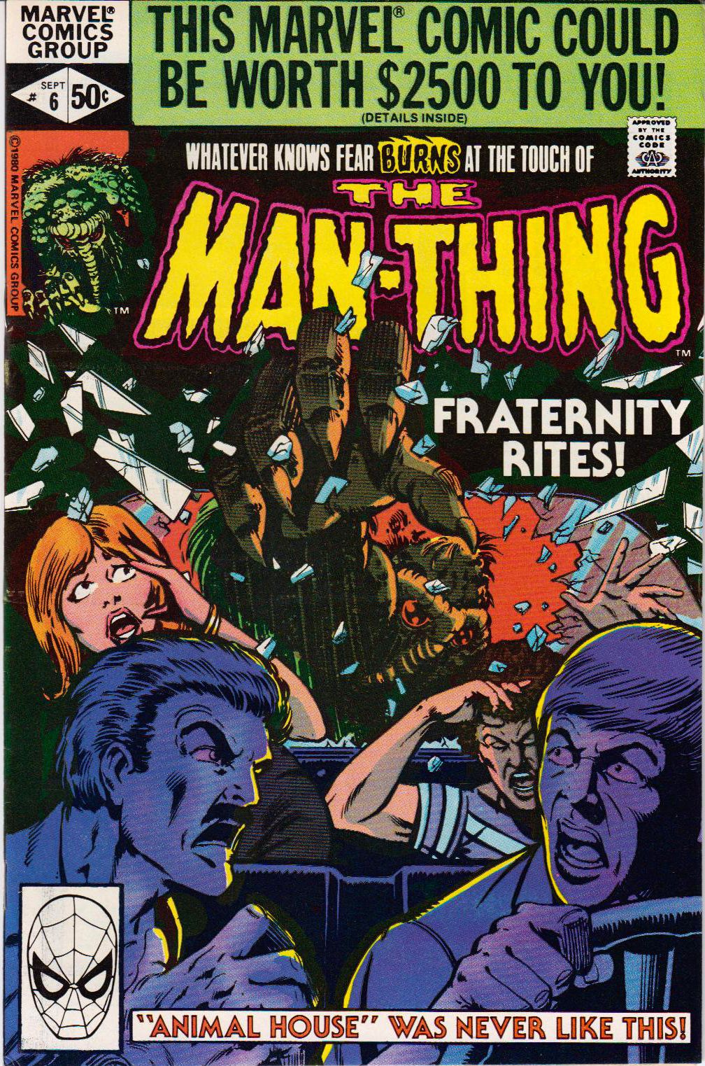 The man thing. Оцифрованные комиксы 1980. Man thing.